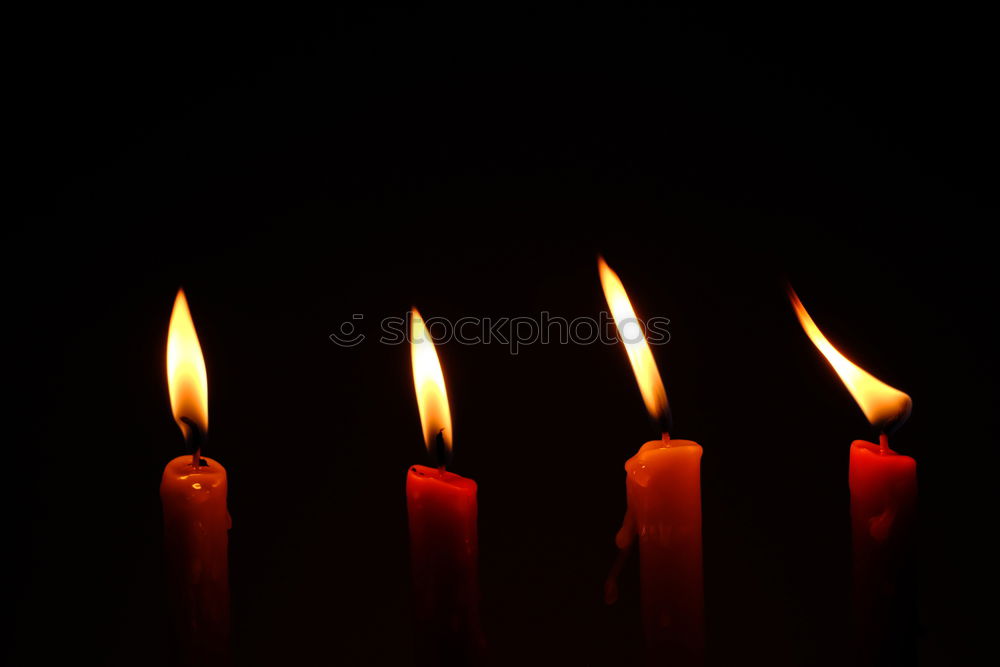 Similar – Image, Stock Photo candles shoulder stand