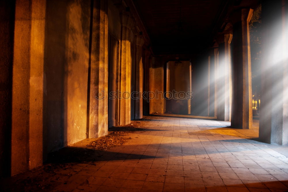 Similar – Image, Stock Photo endlessness Tunnel Column