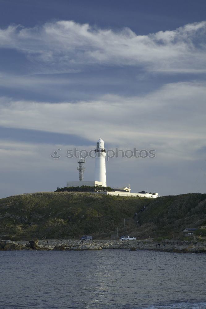 Similar – Image, Stock Photo Lighthouse in Cornwall with clouds in portrait format