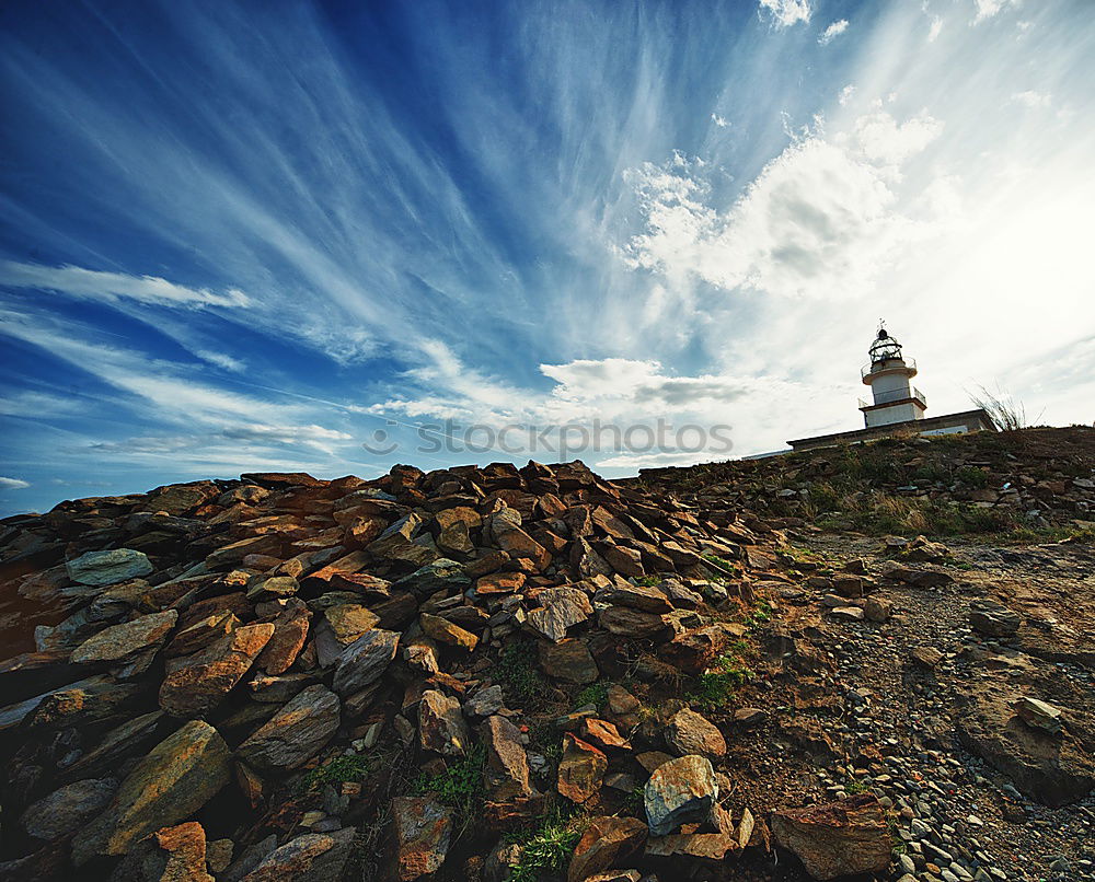 Similar – Lighthouse Westerhever and sunlamps