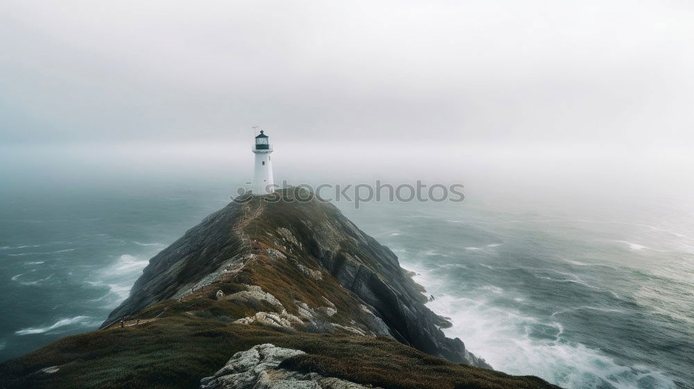 Similar – Image, Stock Photo cape lindesnes Lighthouse