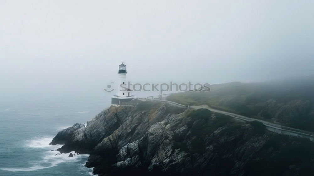 Similar – Lighthouse on cliff at Cabo da Roca, Portugal