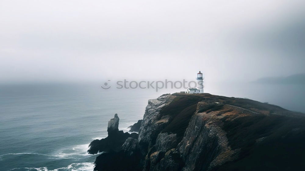 Similar – Lighthouse on cliff at Cabo da Roca, Portugal