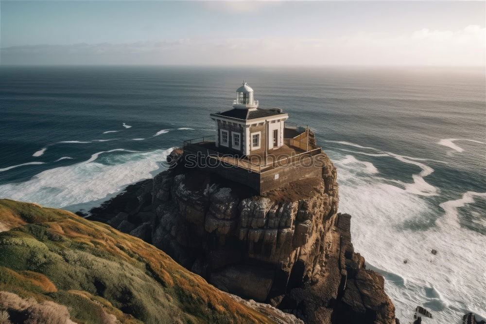 Similar – Lighthouse on cliff at Cabo da Roca, Portugal