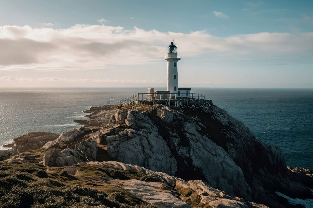 Similar – Lighthouse on cliff at Cabo da Roca, Portugal