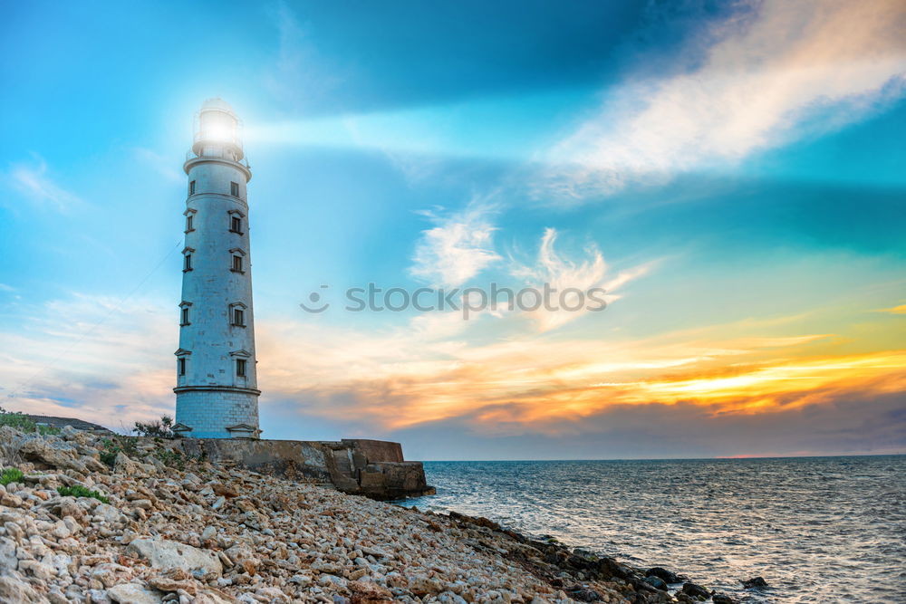 Similar – Image, Stock Photo Faro di Capo Murro di Porco