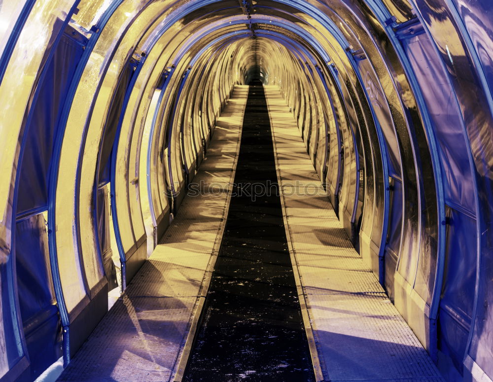 Similar – Image, Stock Photo Crowd in the Tiergarten Tunnel