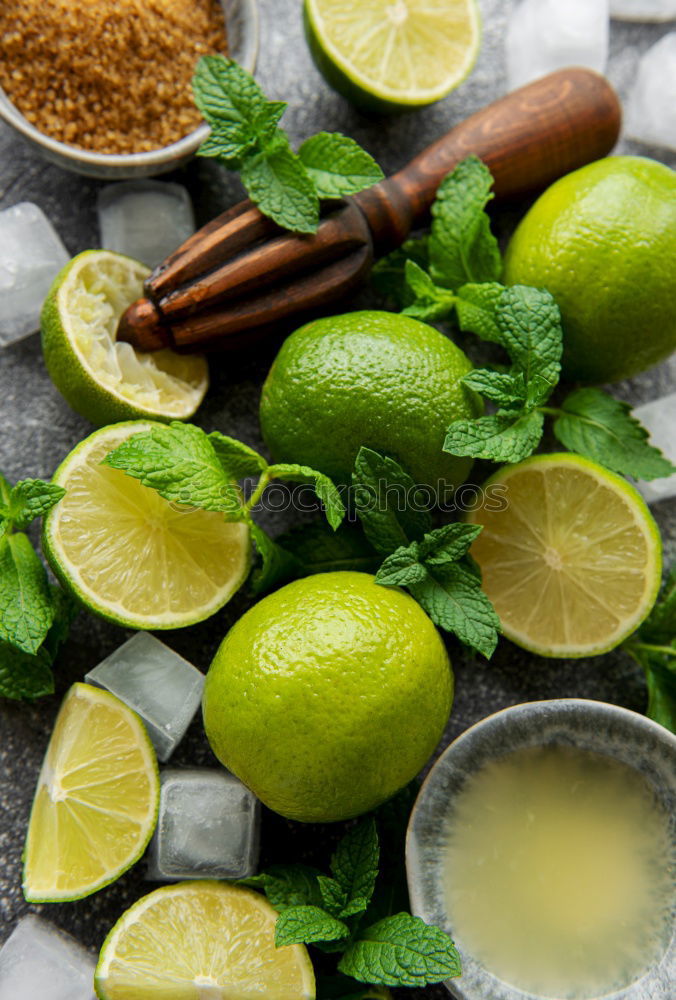 Similar – Image, Stock Photo Ingredients for lemonade or cocktails