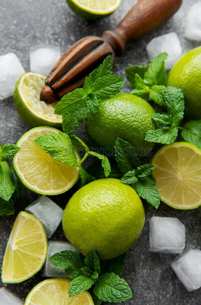 Similar – Image, Stock Photo Ingredients for lemonade or cocktails