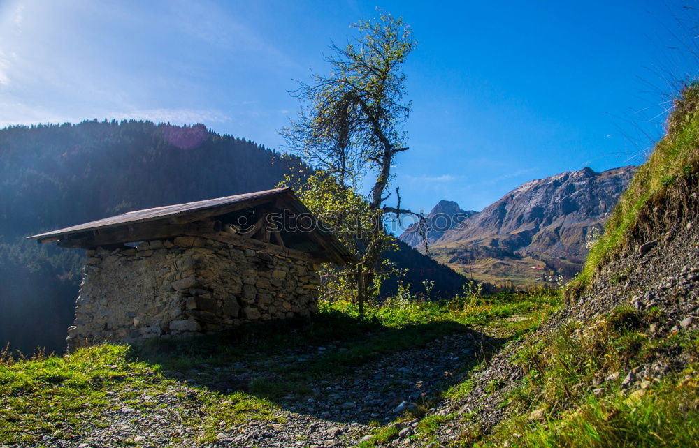 Similar – Image, Stock Photo Walser houses Saas Fee