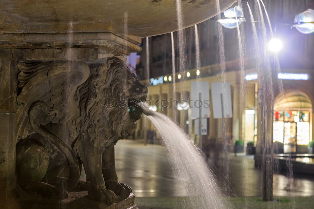 Similar – Image, Stock Photo Detail view of baroque fountain with nude statues on piazza Pretoria in Palermo, Sicily, Italy