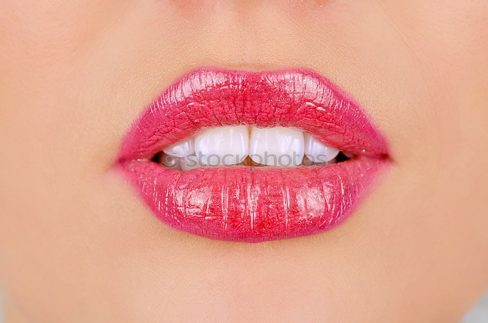 Similar – Foto Bild Glossy Red Lips Lippen