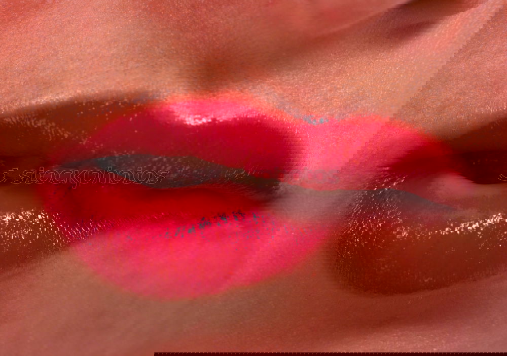 Similar – Foto Bild Hey, read my lips… Mund