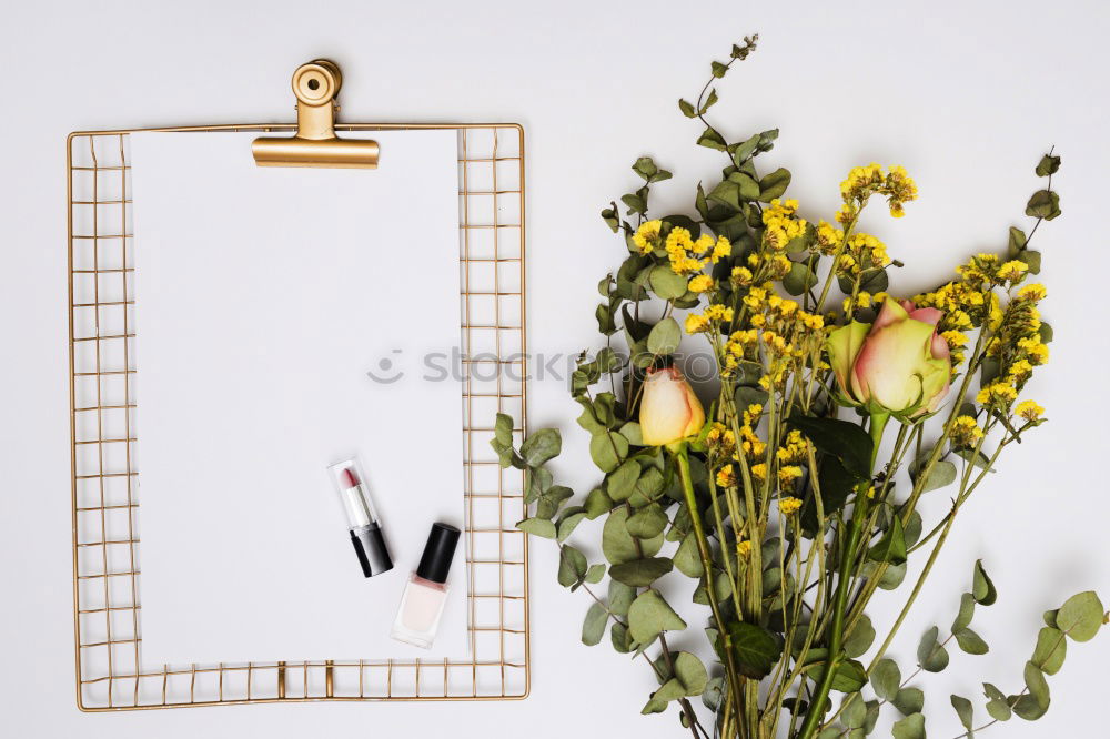 Similar – Image, Stock Photo dried flowers in a glass frame