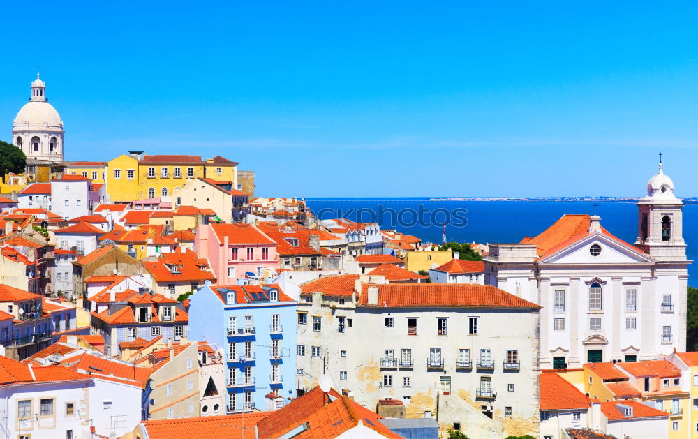 Similar – Image, Stock Photo Downtown Lisbon Skyline Of Old Historical City In Portugal