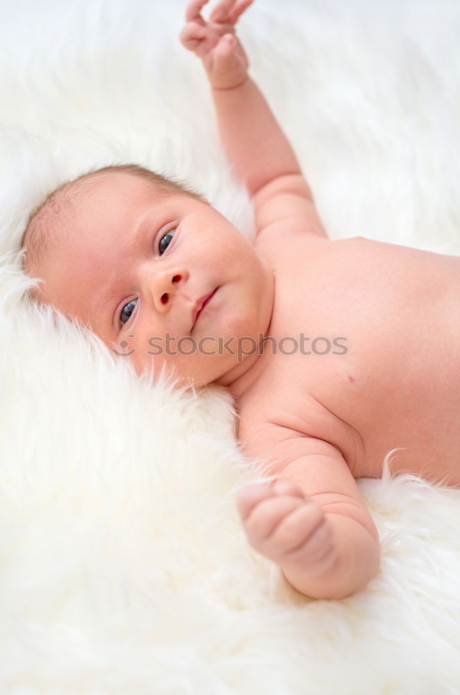 Similar – Baby with one years old getting out of bed