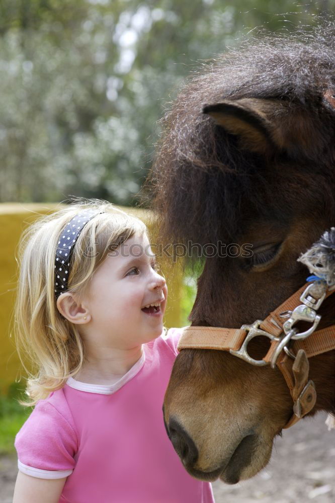 Similar – Image, Stock Photo Kid with animal Lifestyle