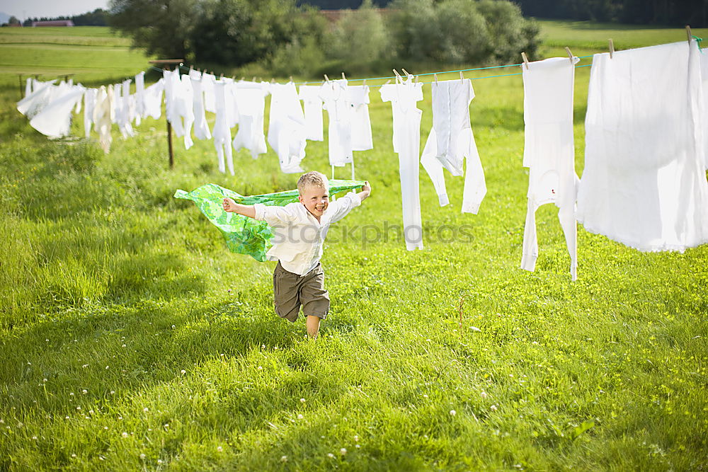 Similar – Image, Stock Photo washing day Laundry