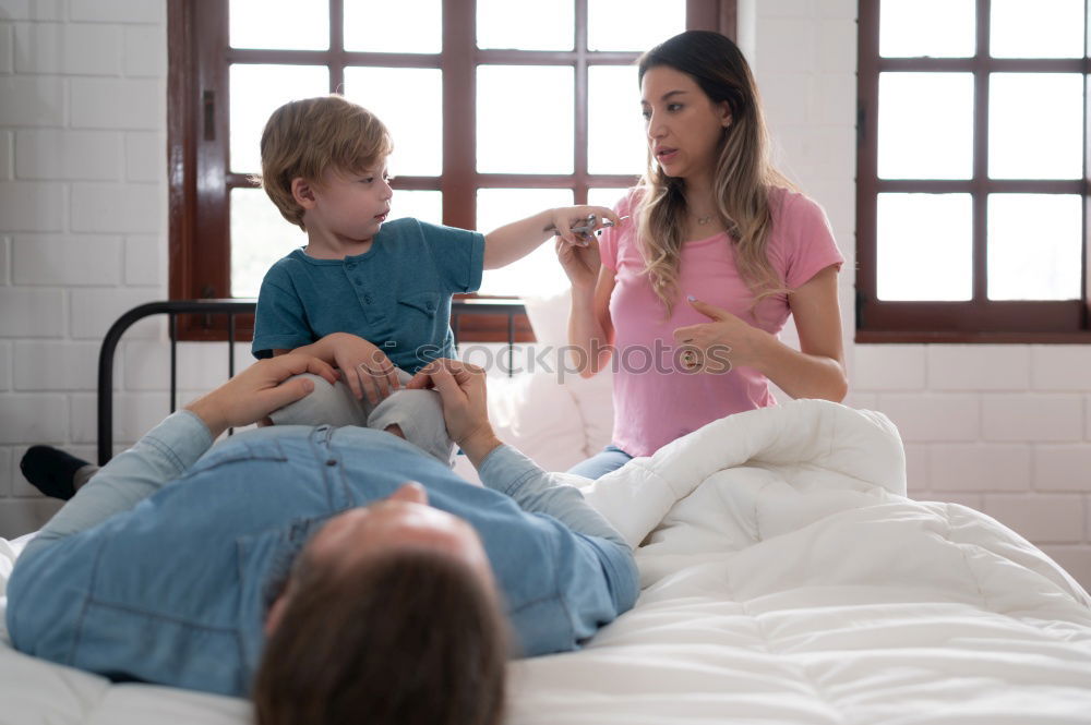 Similar – Image, Stock Photo Senior patient giving a gift to her doctor