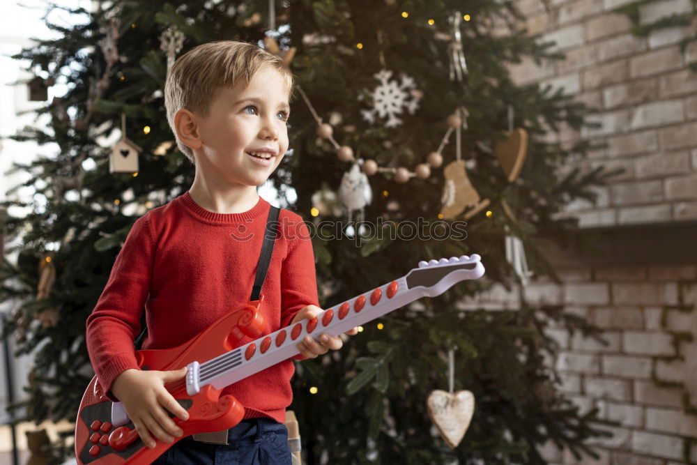 Similar – children singing Christmas carols at Christmas