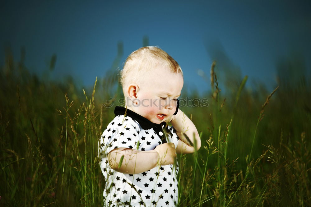 Similar – Image, Stock Photo look here Toddler Child