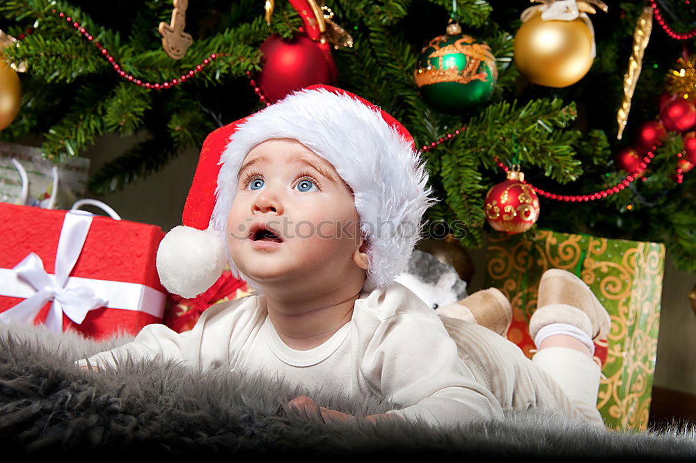 Similar – funny child at christmas