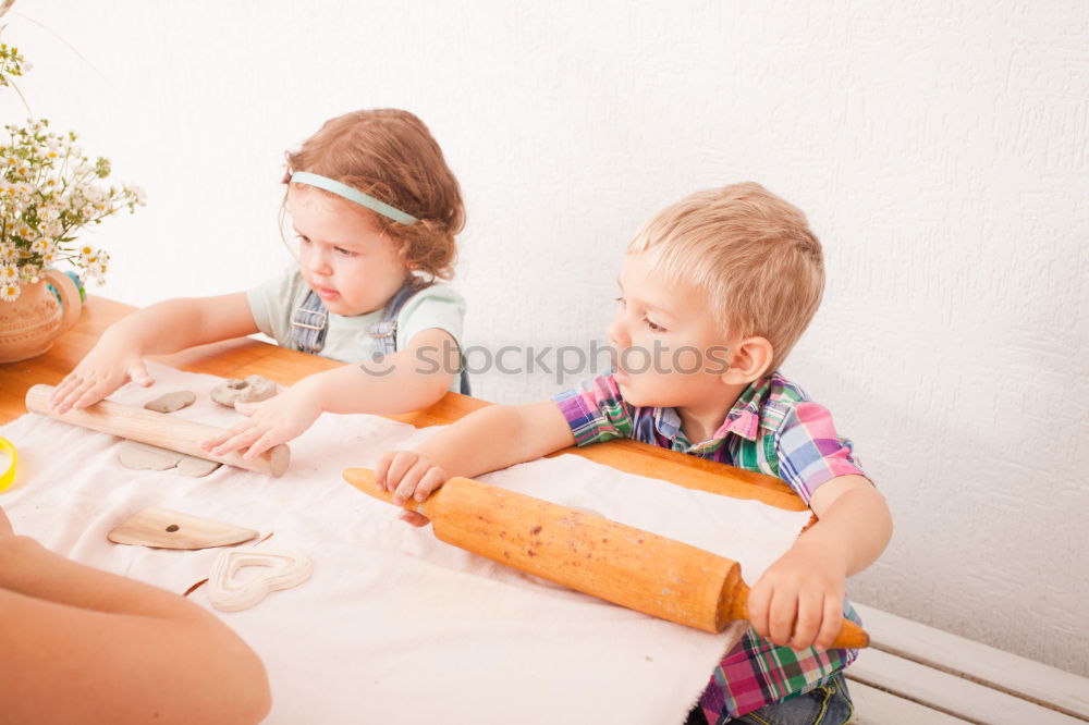 Similar – Two beautiful sister kids eating watermelon ice cream