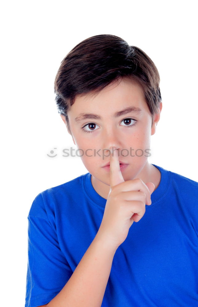 Similar – Image, Stock Photo Funny child with ten years old