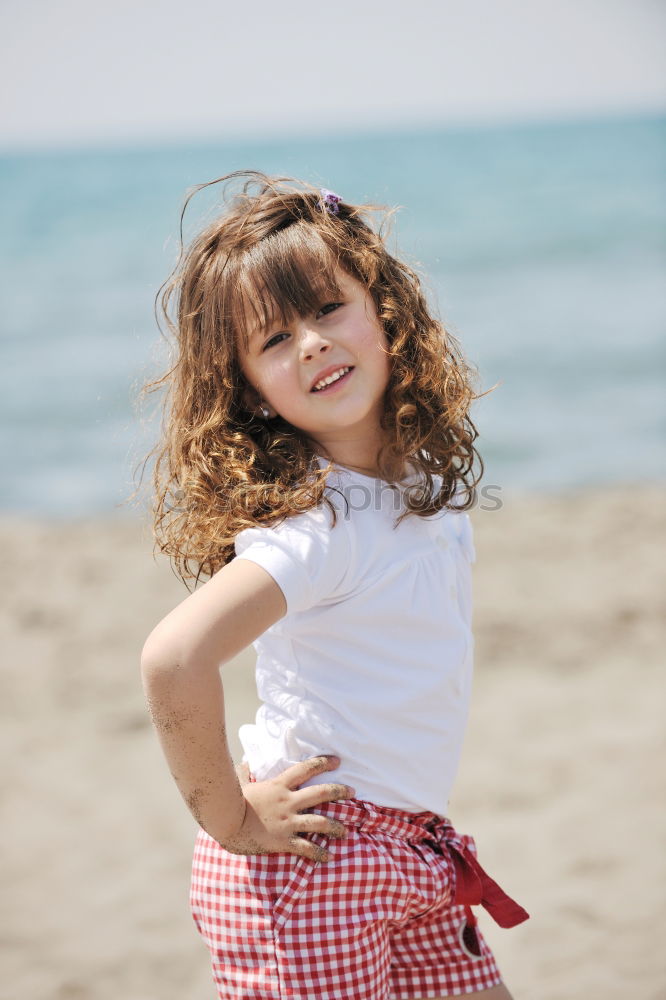 Similar – Image, Stock Photo portrait of a happy girl