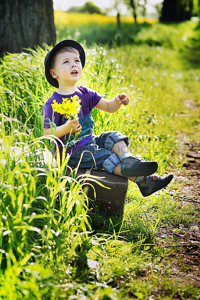 Similar – autumn child Human being