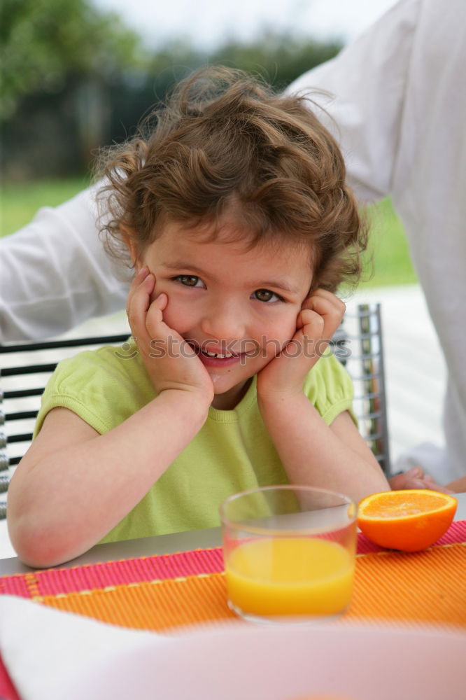 Similar – Image, Stock Photo blond child Happy Face