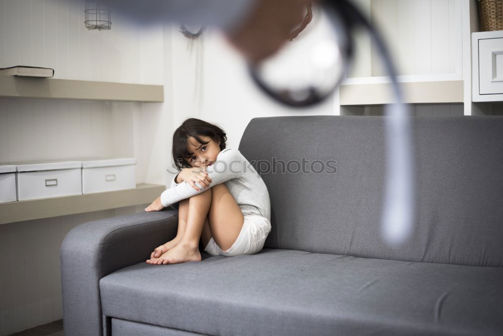 Similar – Sexy brunette woman on a chair