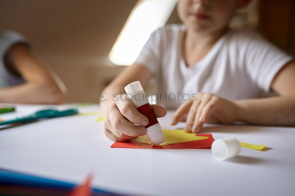 Similar – Image, Stock Photo homework Education School