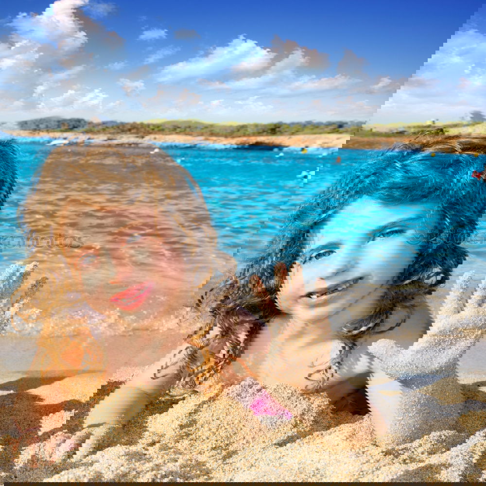 Similar – Image, Stock Photo starfish on my head