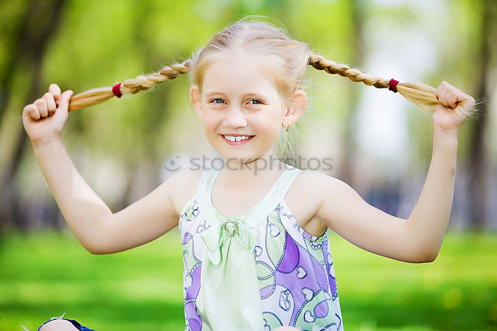 Similar – Image, Stock Photo happy child on a bicycle