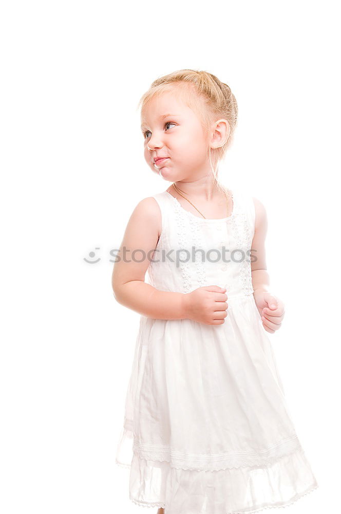 Similar – Image, Stock Photo Little girl sticking out her tongue