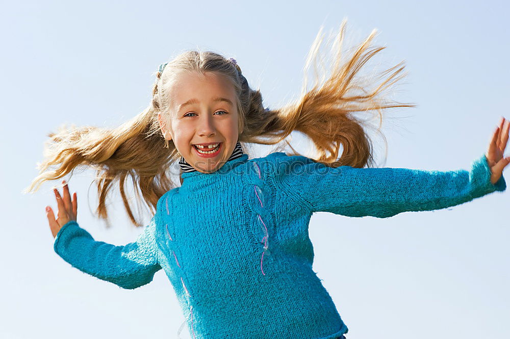 Similar – Image, Stock Photo Hair in color Girl Blonde