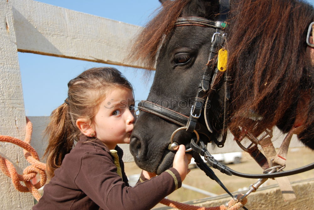 Similar – Image, Stock Photo Kid with animal Lifestyle