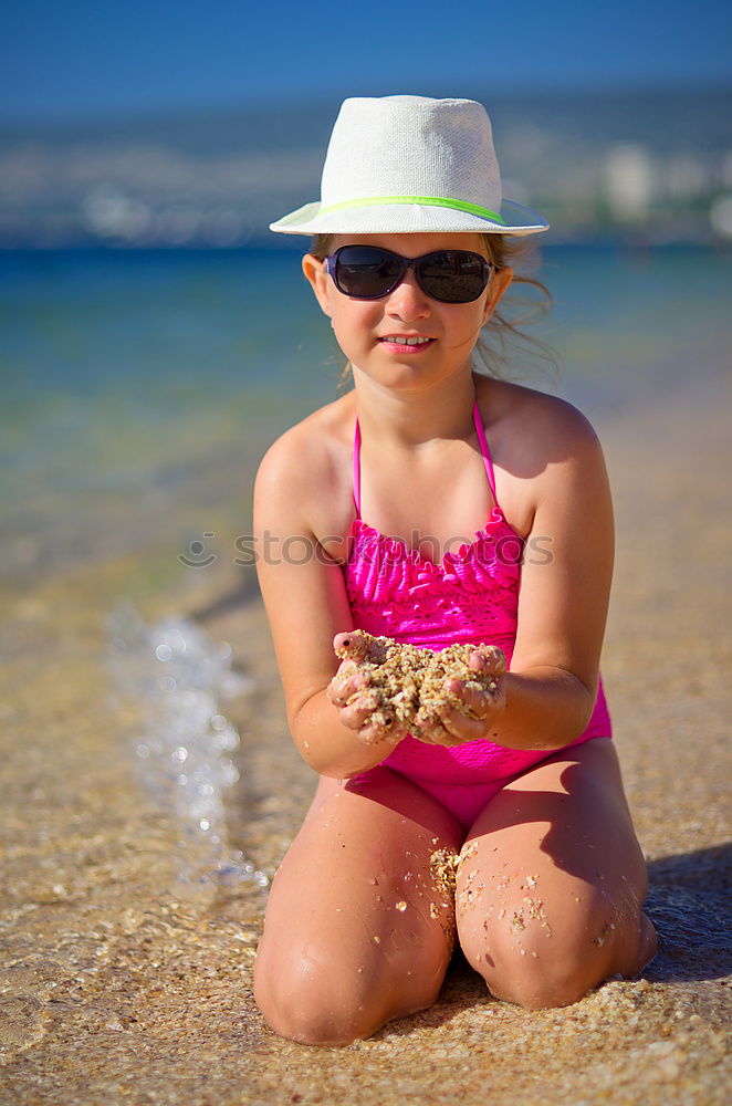 Similar – Image, Stock Photo Playing in the sand