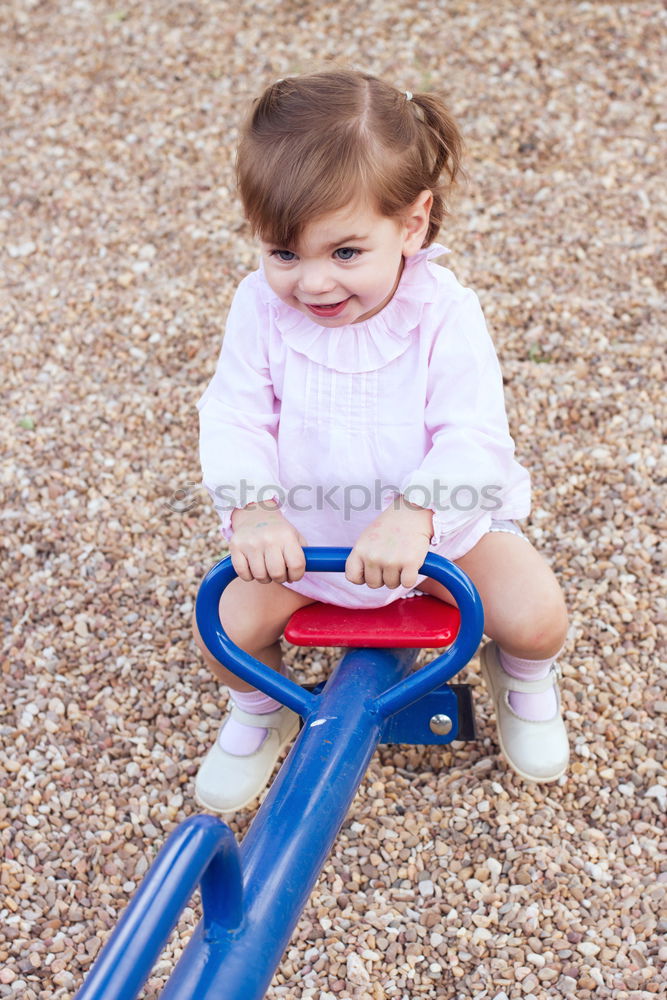 Similar – Image, Stock Photo Lovely little girl in a park