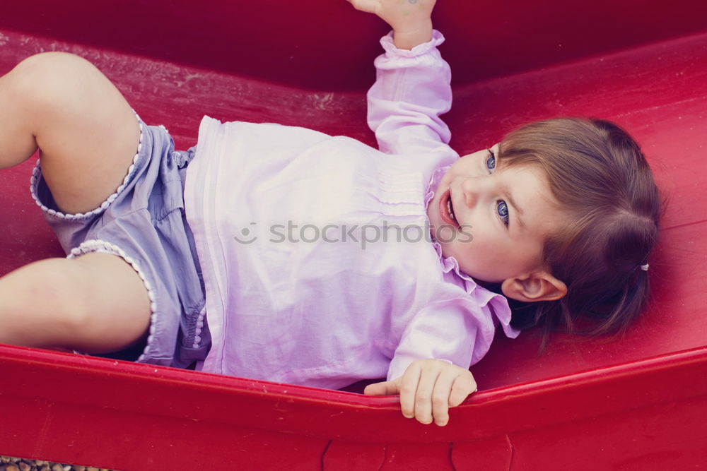 Similar – Image, Stock Photo Lovely little girl in a park