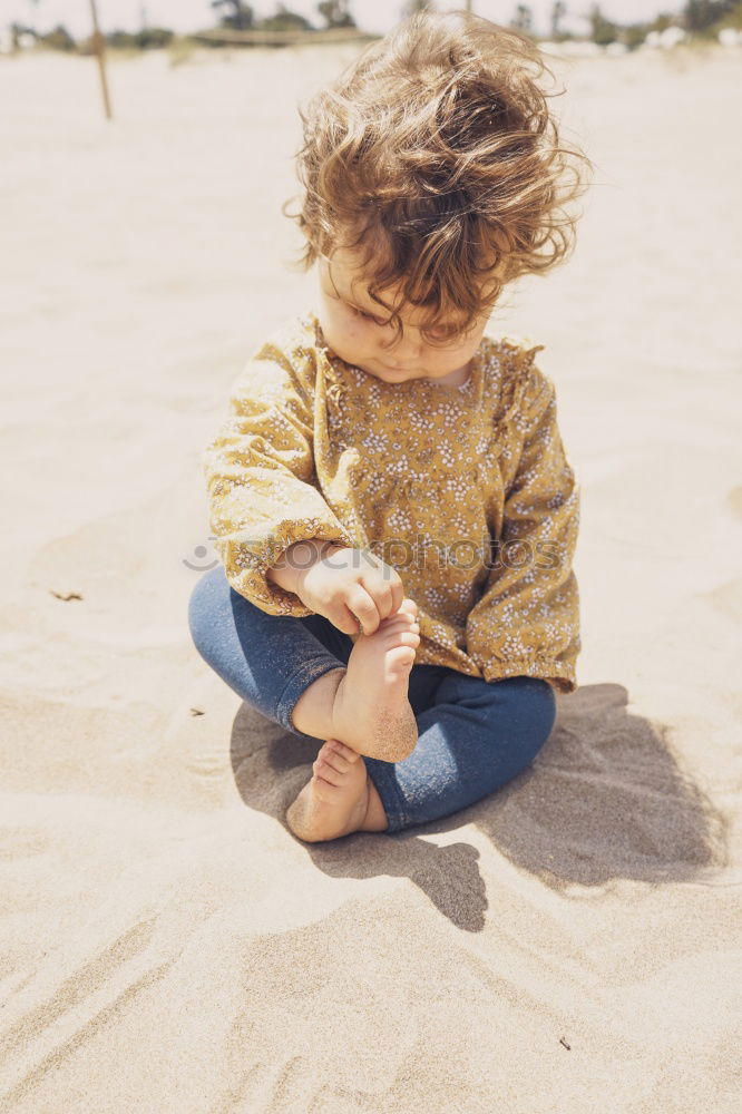 Similar – Image, Stock Photo sand play 2 Contentment