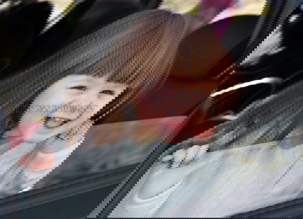 Image, Stock Photo sad little boy Face