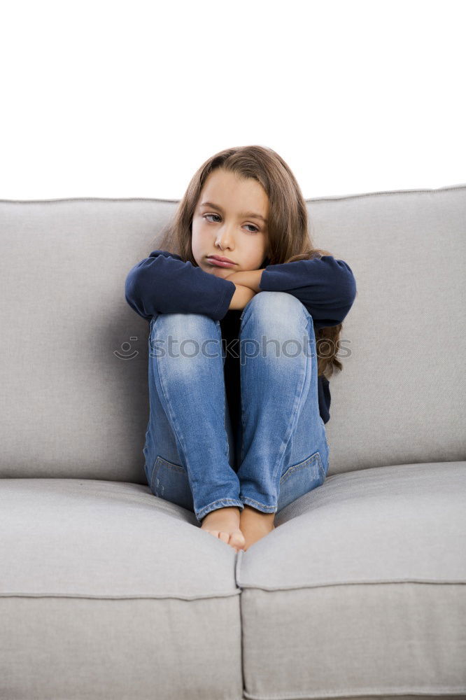 Image, Stock Photo grumble Armchair Feminine