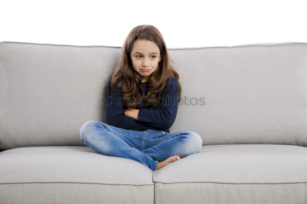 Similar – Image, Stock Photo grumble Armchair Feminine