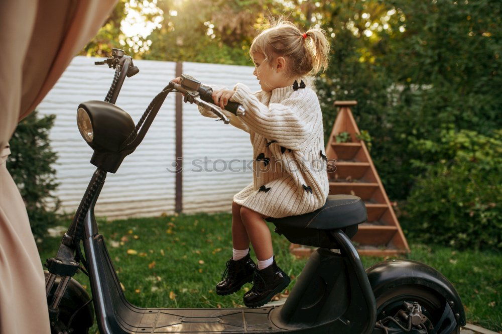 Similar – Image, Stock Photo My first scooter