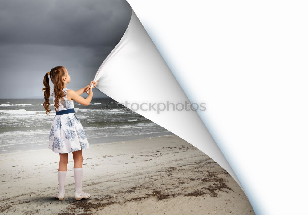 Similar – Young Girl near Pacific Ocean in California