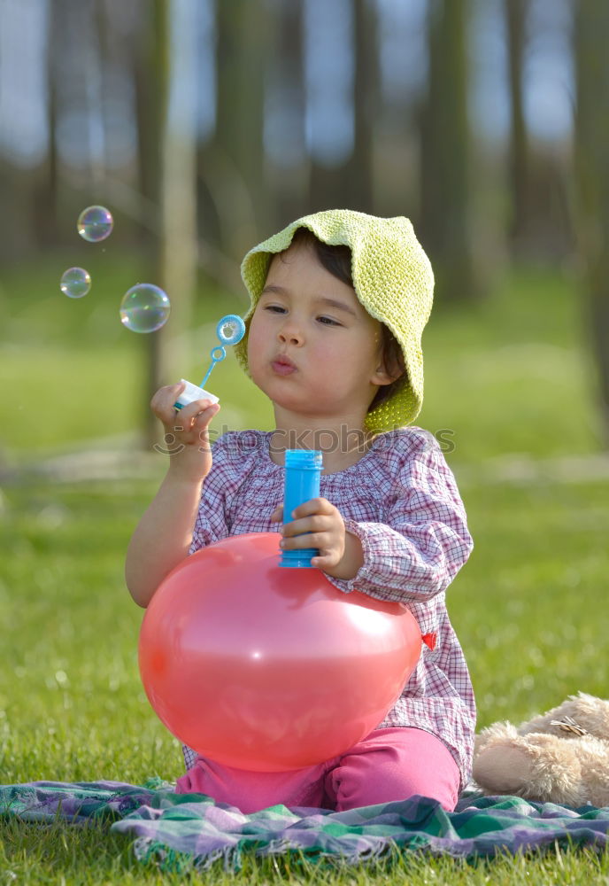 Similar – Image, Stock Photo Strawberry cap IV Child