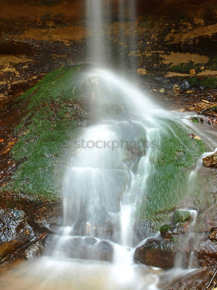 Similar – Image, Stock Photo pure nature Waterfall