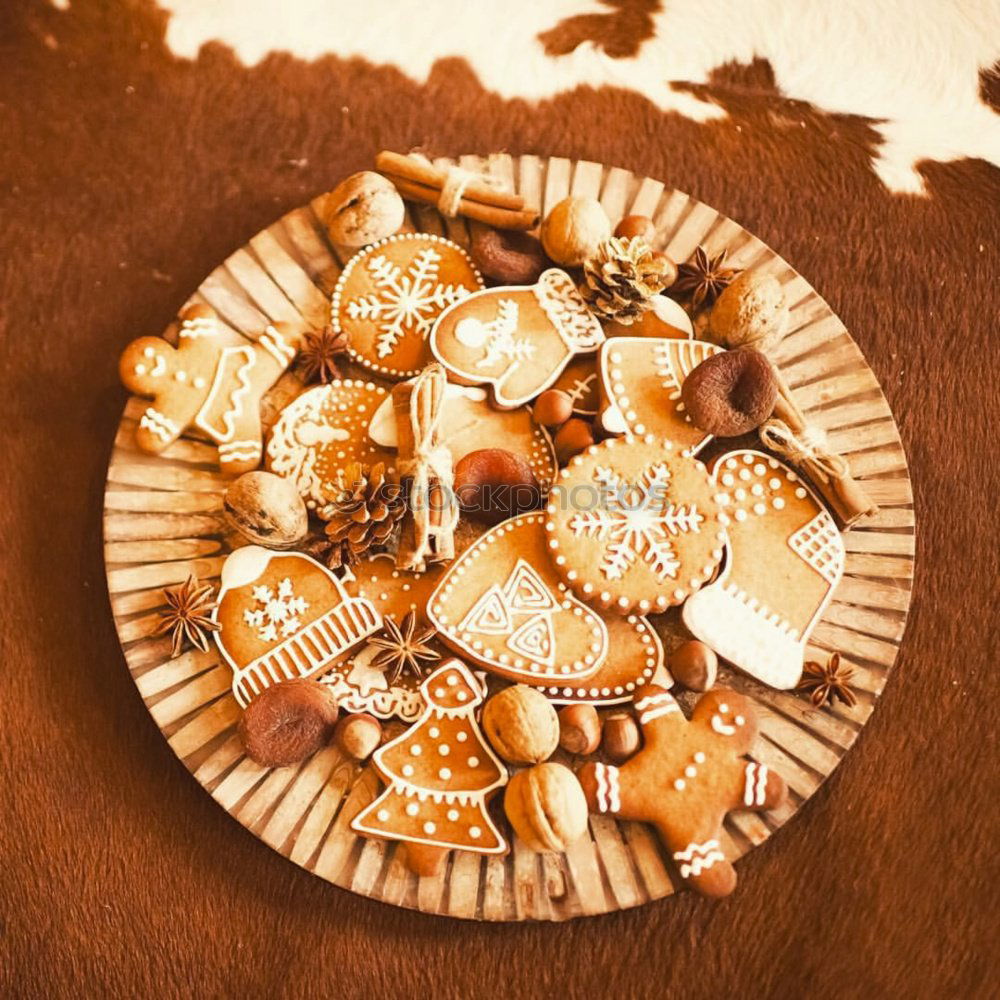 Similar – Image, Stock Photo Baking Christmas cookies at home